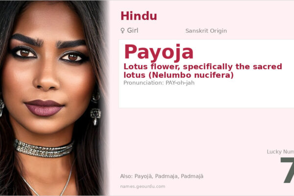 Payoja Name Meaning — Sanskrit Origin, Girl Hindu Name & Details (2025)