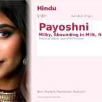 Payoshni Name Meaning and Details
