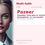 Pazeer Name Meaning and Details