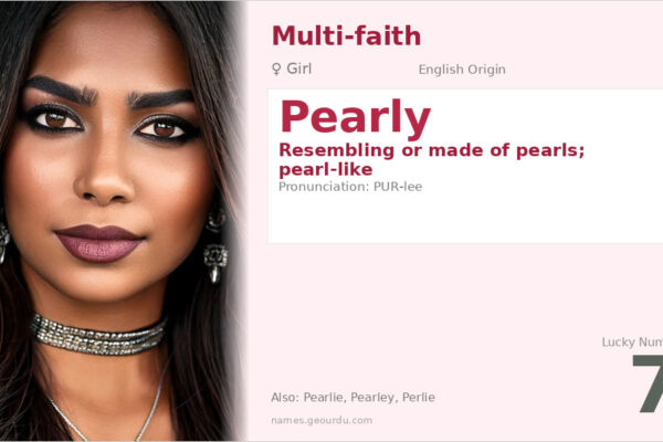 Pearly Name Meaning — Origin, Gender & Details (2025)