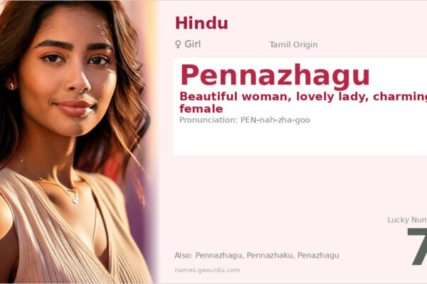 Pennazhagu Name Meaning — Tamil Origin, Girl Name & Details (2025)