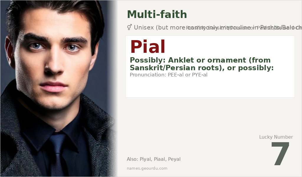 Pial Name Meaning and Details