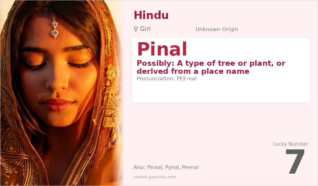 Pinal Name Meaning and Details