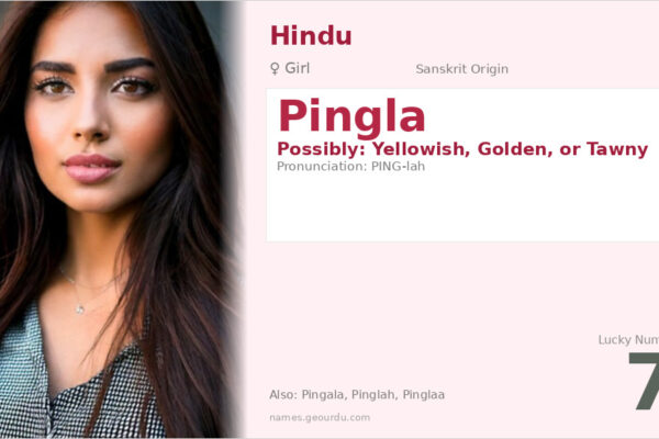 Pingla Name Meaning — Origin, Gender & Details (2025)