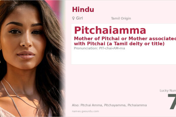 Pitchaiamma Meaning — Tamil Origin, Girl Name & Details (2025)
