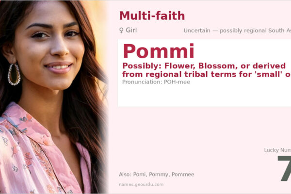 Pommi Name Meaning — Origin, Gender & Details (2025)