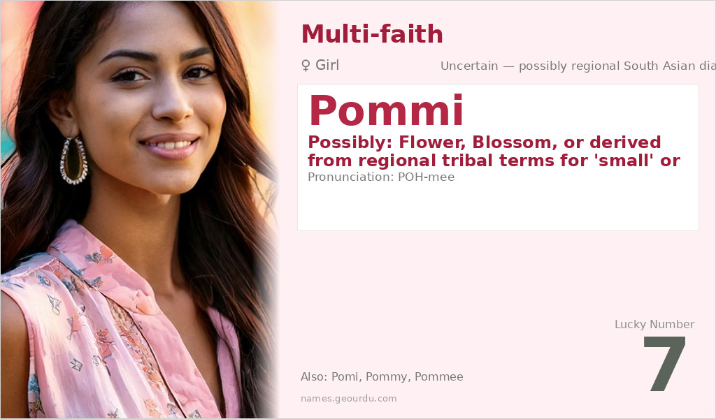 Pommi Name Meaning and Details