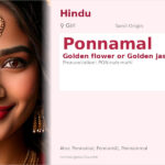 Ponnamal Name Meaning and Details