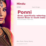Ponni Name Meaning and Details