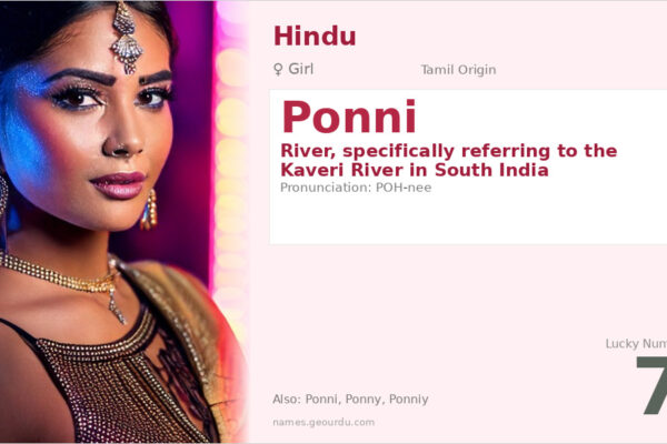 Ponni Name Meaning — Tamil Origin, Girl Name & River Significance (2025)