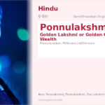 Ponnulakshmi Name Meaning and Details