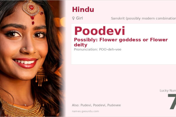 Poodevi Name Meaning — Origin, Gender & Details (2025)