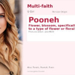 Pooneh Name Meaning and Details