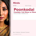 Poonkodai Name Meaning and Details