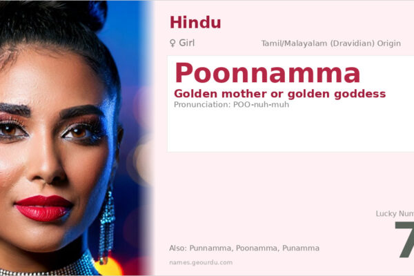 Poonnamma Meaning — Golden Mother Name Origin & Details (2025)