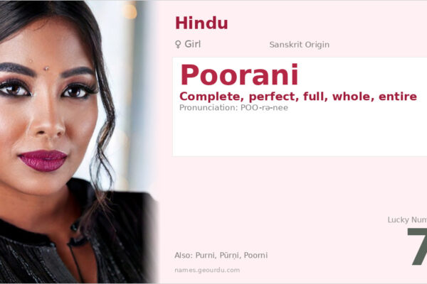 Poorani Name Meaning — Sanskrit Origin, Girl Name & Details (2025)