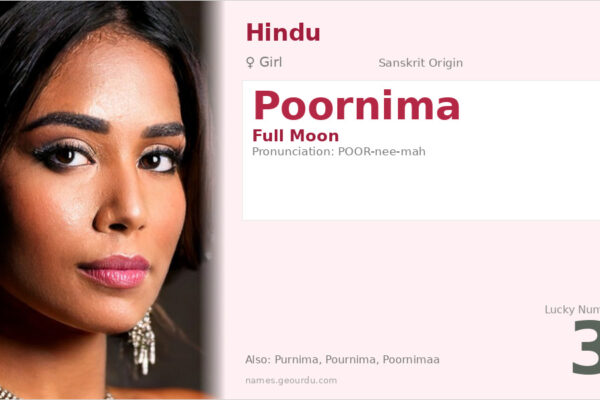Poornima Name Meaning — Sanskrit Origin, Girl Name & Cultural Significance (2025)