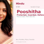 Pooshitha Name Meaning and Details