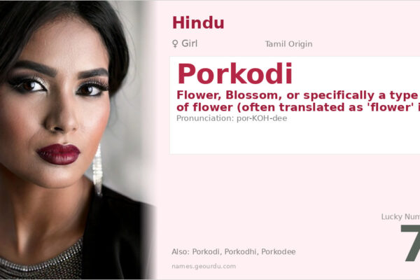 Porkodi Name Meaning — Tamil Origin, Girl Name & Details (2025)