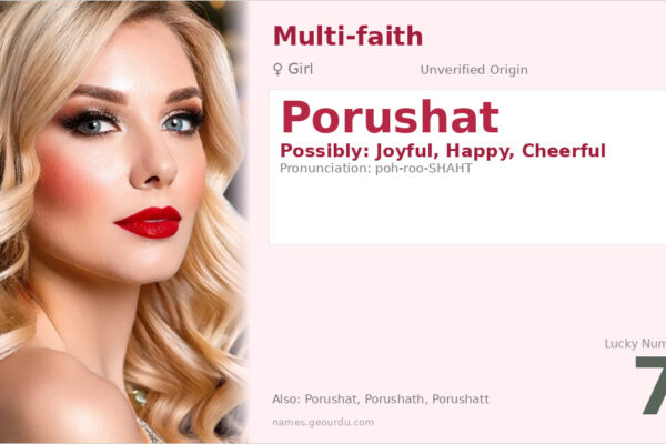 Porushat Name Meaning — Origin, Gender & Details (2025)