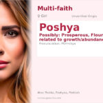 Poshya Name Meaning and Details