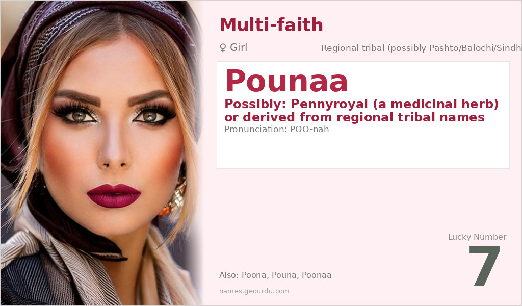 Pounaa Name Meaning and Details