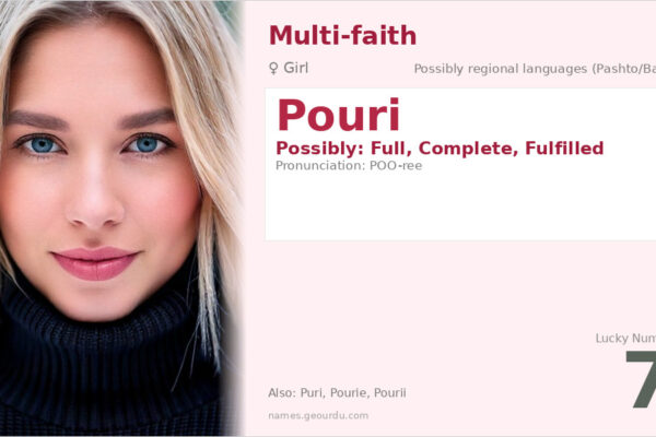 Pouri Name Meaning — Origin, Gender & Details (2025)