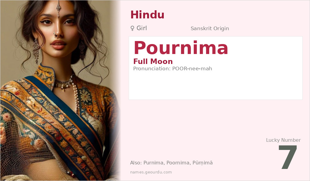 Pournima Name Meaning and Details