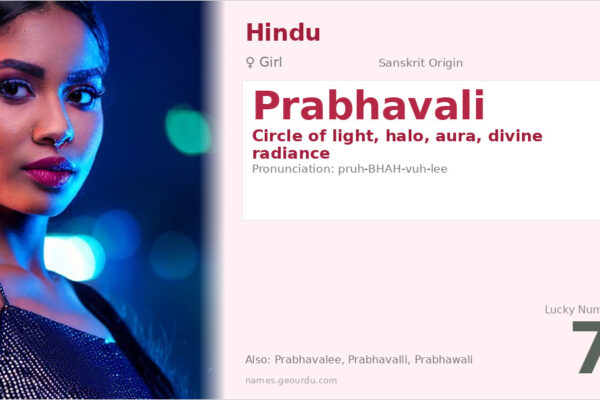 Prabhavali Name Meaning — Sanskrit Origin, Girl Name & Details (2025)
