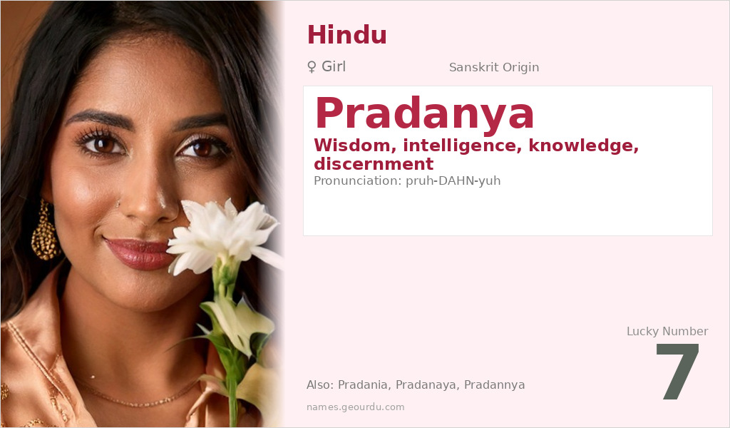 Pradanya Name Meaning and Details