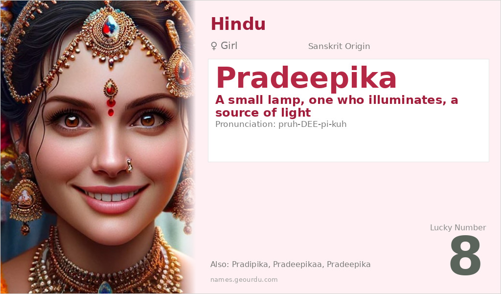 Pradeepika Name Meaning and Details