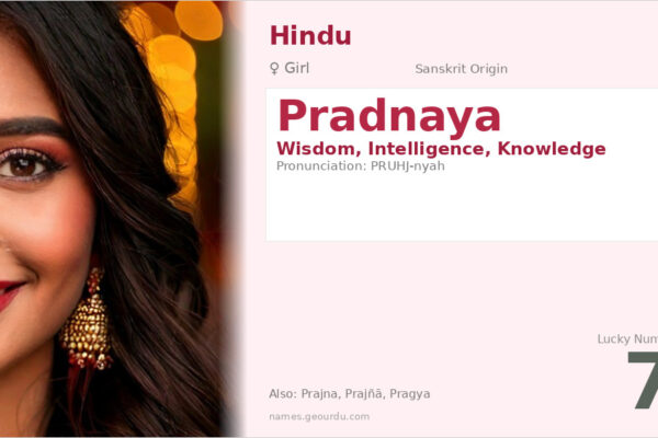 Pradnaya/Prajna Meaning — Sanskrit Origin, Girl Name & Details (2025)