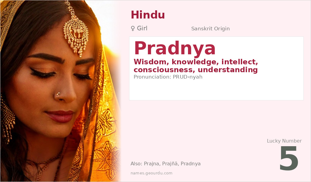 Pradnya Name Meaning and Details