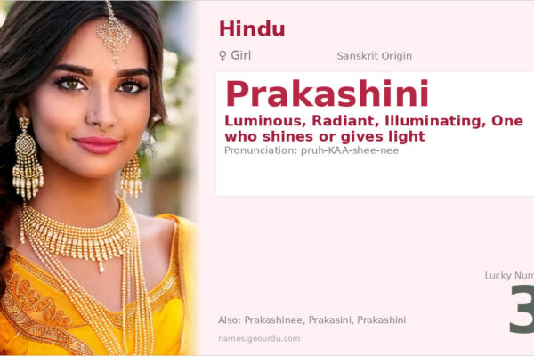 Prakashini Name Meaning — Sanskrit Origin, Girl Name & Details (2025)