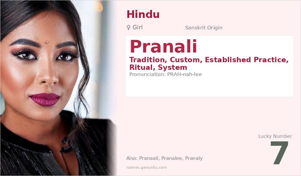 Pranali Name Meaning and Details