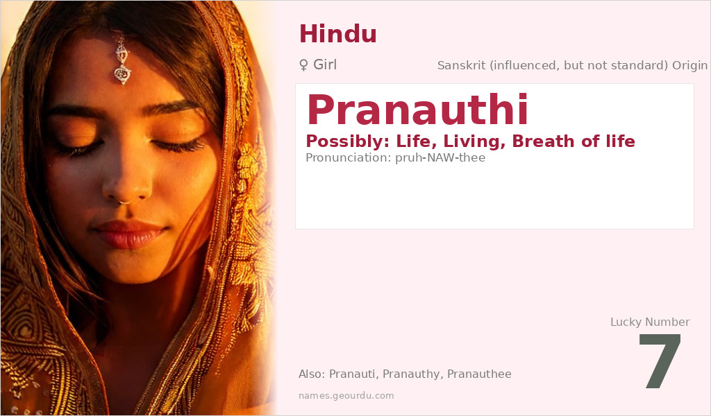 Pranauthi Name Meaning and Details