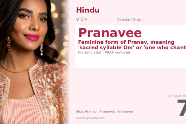 Pranavee Meaning — Sanskrit Origin, Girl Name & Details (2025)
