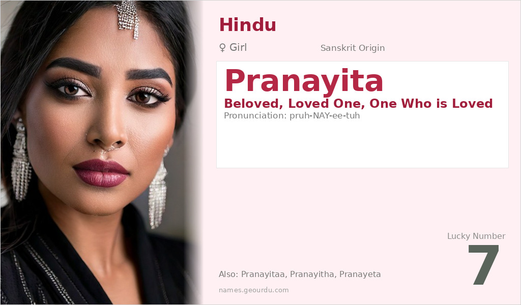 Pranayita Name Meaning and Details
