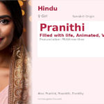 Pranithi Name Meaning and Details