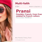Pransi Name Meaning and Details