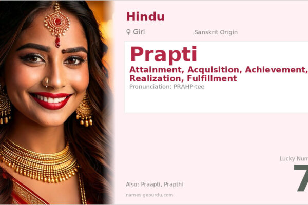 Prapti Name Meaning — Sanskrit Origin, Girl Name & Details (2025)