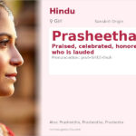 Prasheetha Name Meaning and Details