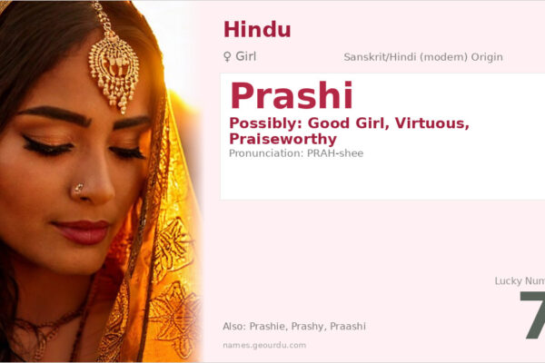 Prashi Name Meaning — Origin, Gender & Details (2025)