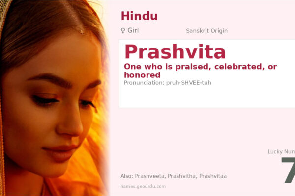 Prashvita Meaning — Sanskrit Origin, Girl Name & Details (2025)