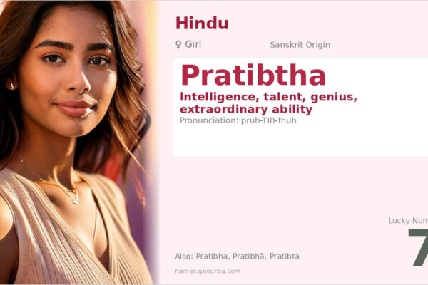 Pratibtha Name Meaning — Sanskrit Origin, Girl Name & Details (2025)