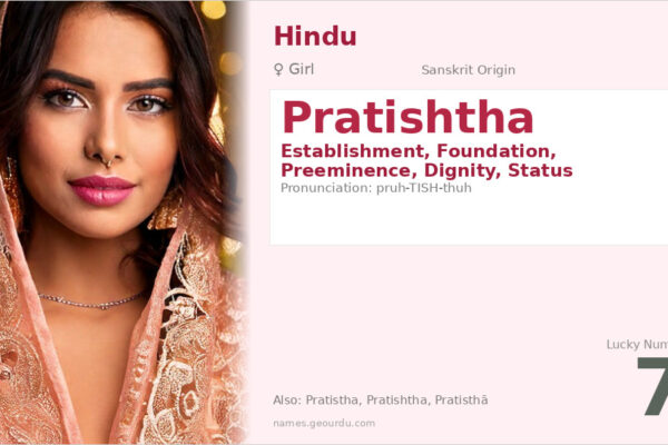 Pratishtha Name Meaning — Sanskrit Origin, Girl Name & Details (2025)