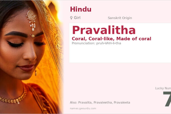 Pravalitha Name Meaning — Sanskrit Origin, Girl Name & Details (2025)