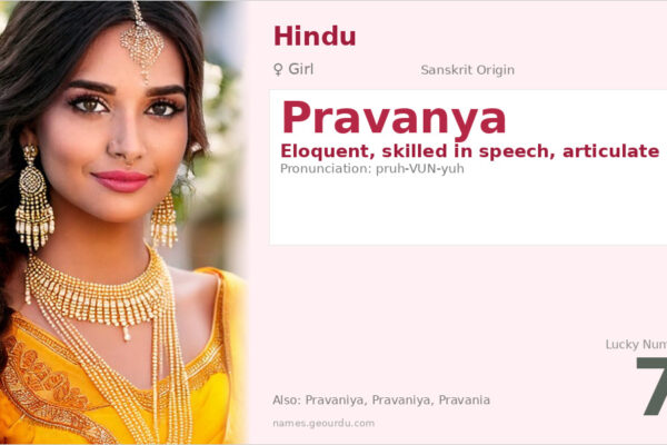 Pravanya Name Meaning — Sanskrit Origin, Girl Name & Details (2025)