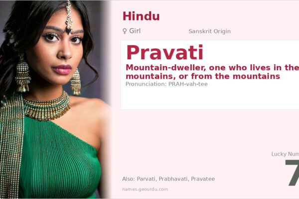 Pravati Name Meaning — Sanskrit Origin, Goddess Connection & Details (2025)