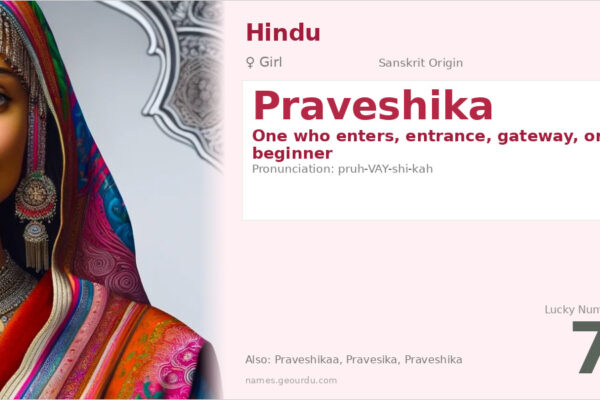 Praveshika Name Meaning — Sanskrit Origin, Girl Hindu Name & Details (2025)